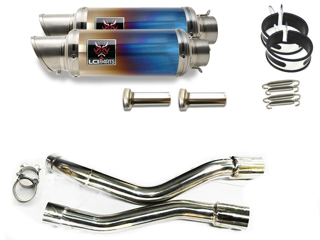 スズキ GSR250 /S/F 2012-2017 LCIPARTS ショートチタンスリップオンマフラー