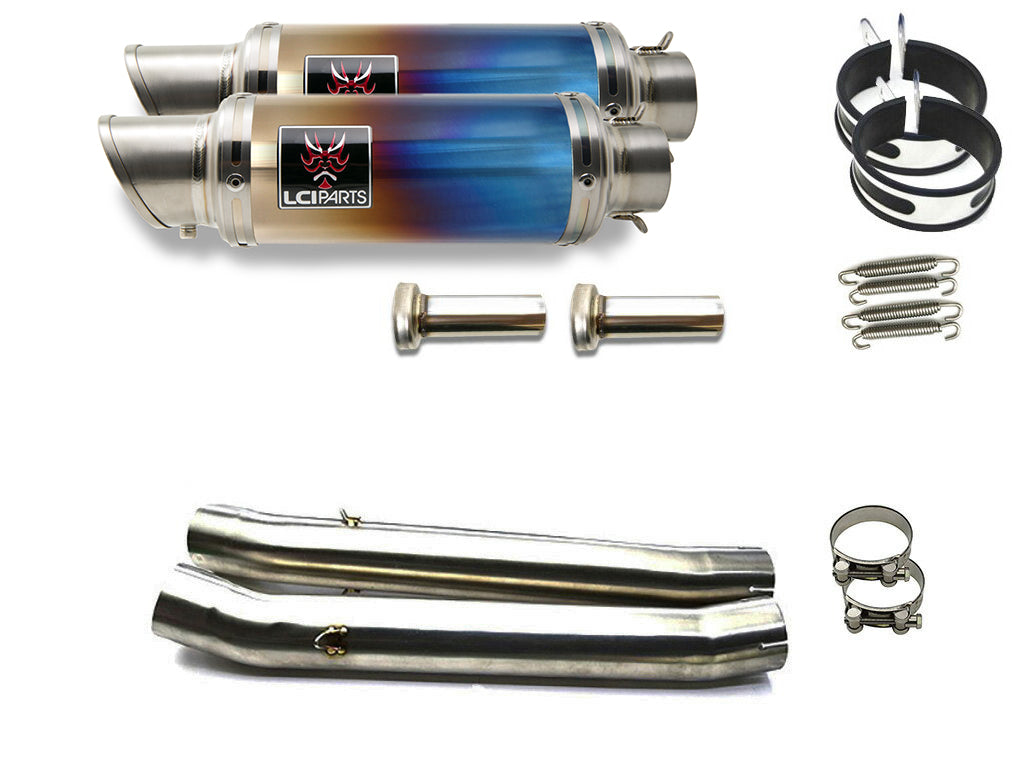 隼 LCI スリップオンマフラー ハヤブサ GSX1300R スズキ GSX1300R ハヤブサ 隼 2008-2020 LCIPARTS GPチタン