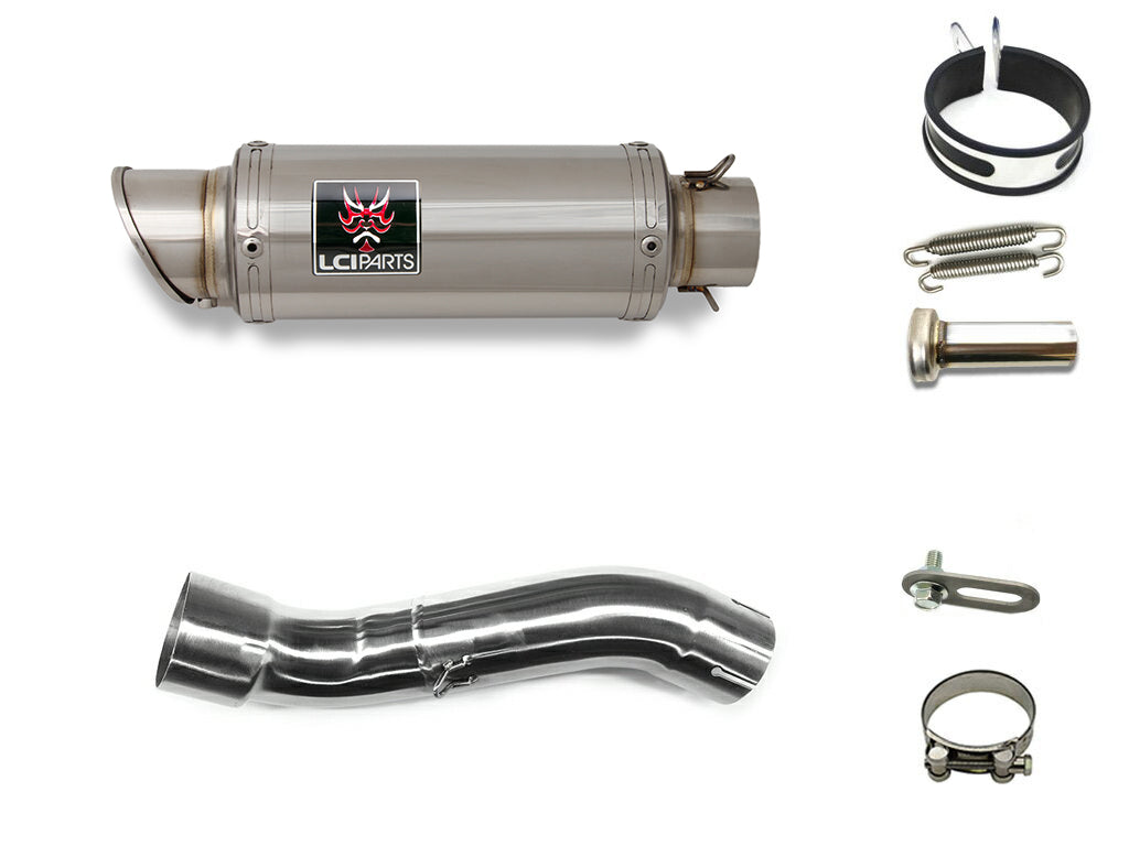Vストローム250 LCI PARTS ショートカーボンスリップオンマフラー スズキ Vストローム250 V-STROM250 2017-2024 LCIPARTS ショート