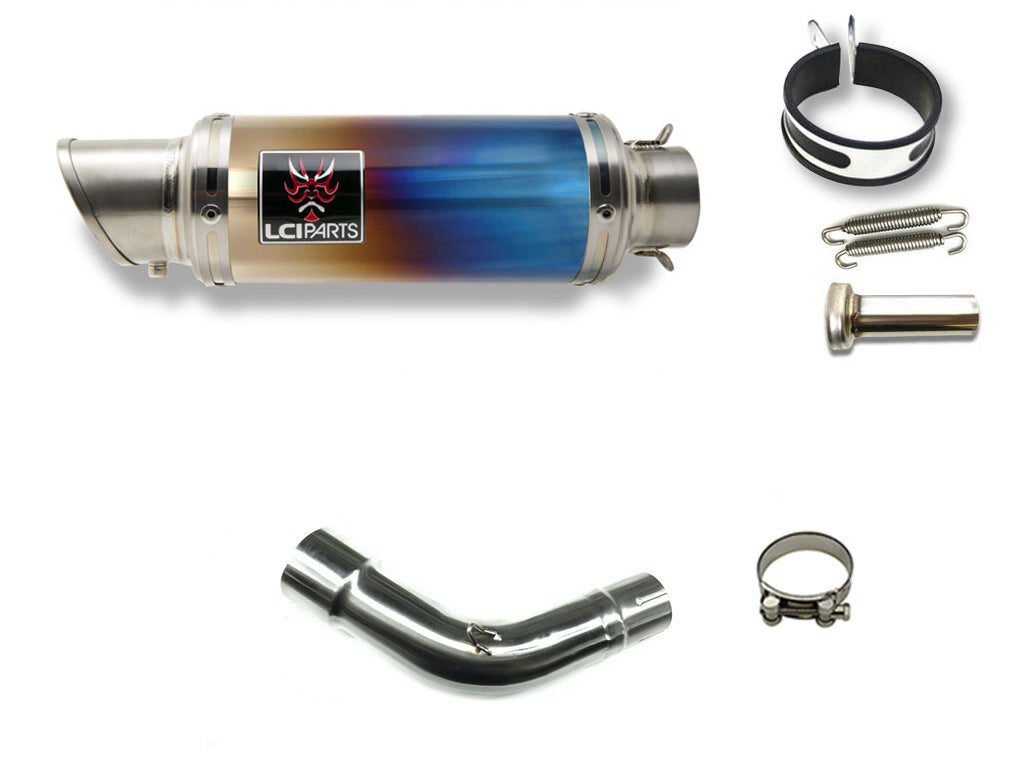 スズキ SV650X 2018-2024 LCIPARTS ショートチタン スリップオン