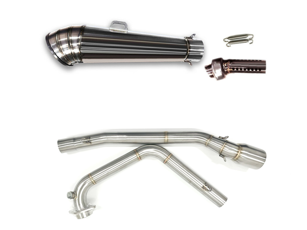 【GSX-R125 / GSX-S125 】LCIPARTS マフラー スズキ GSX-R125 / GSX-S125 2017-2024 LCIPARTS ツインエンド チタン