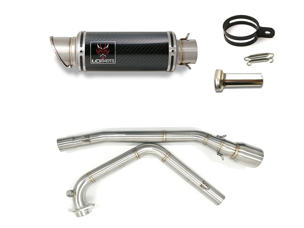 【GSX-R125 / GSX-S125 】LCIPARTS マフラー スズキ GSX-R125 / GSX-S125 2017-2024 LCIPARTS ショートカーボンフル