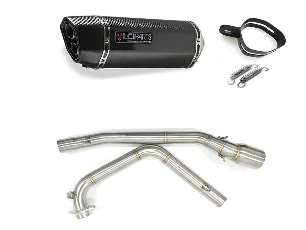 【GSX-R125 / GSX-S125 】LCIPARTS マフラー スズキ GSX-R125 / GSX-S125 2017-2024 LCIPARTS ショートカーボンフル