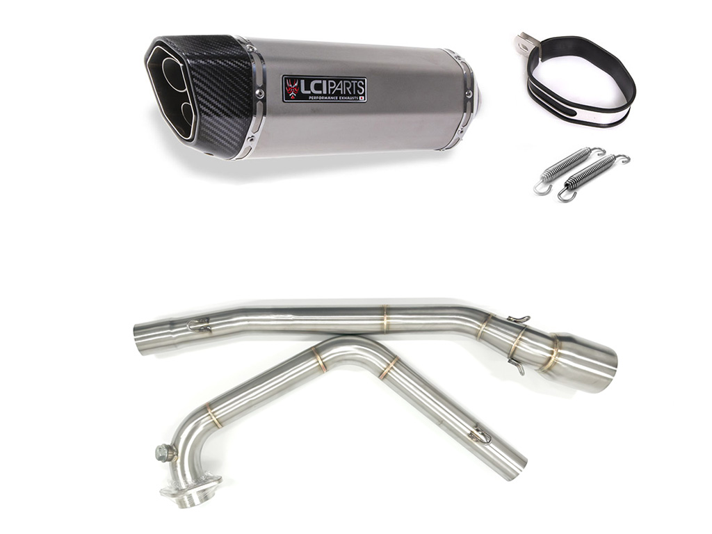 GSX-S750 LCI PARTS ツインエンドカーボン スリップオン マフラ GSX-S750 LCI PARTS ツインエンドカーボン スリップオン マフラ