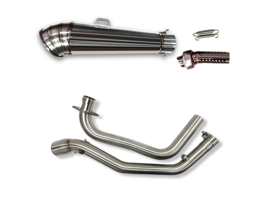 スズキ ジクサー250 GIXER250 / ジクサーSF250 GIXER SF250 2019-2024 LCIPARTS GP ステンレスフルエキゾーストマフラー