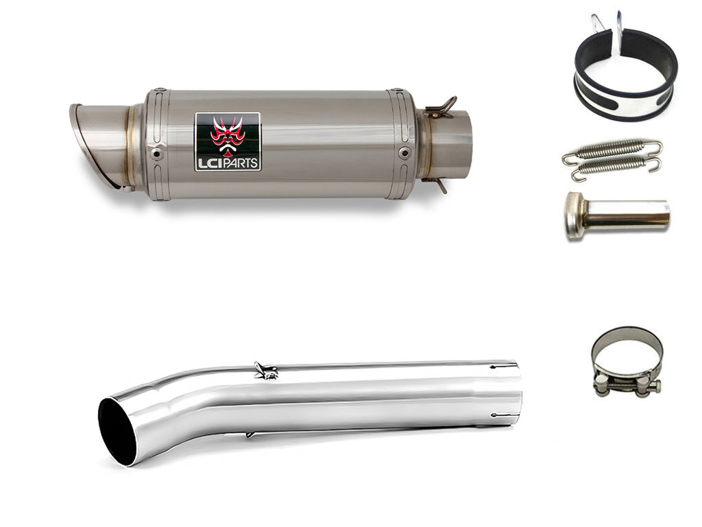 【テネレ700】スリップオンマフラー ステンレススチール ヤマハ Tenere700 テネレ700 2020-2024 LCIPARTS ショートステンレス