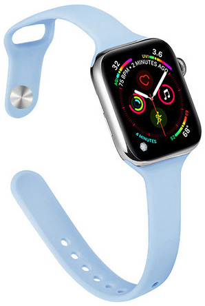 シリコン バンド アップルウォッチ レディース 細身 ベルト 41mm