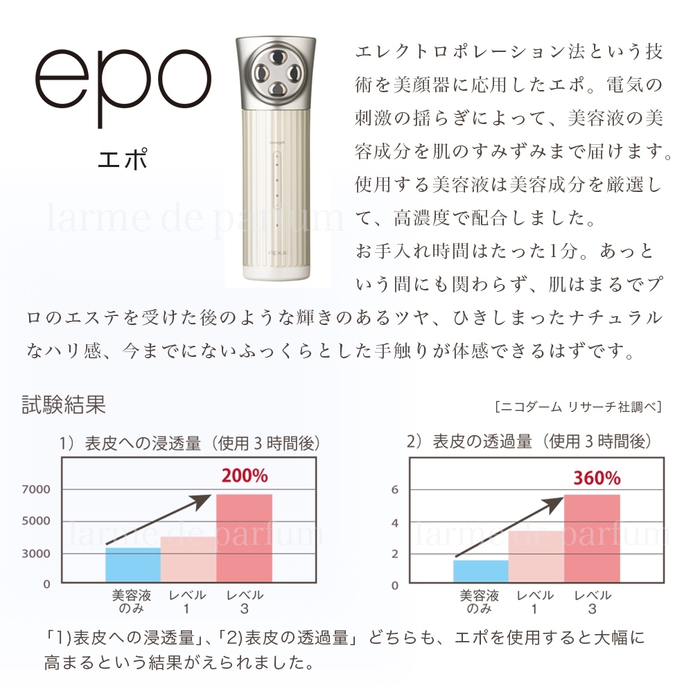 美顔器 美容家電 美容グッズ FEXA'-uni- epo フェクサ ユニ エポ 美容