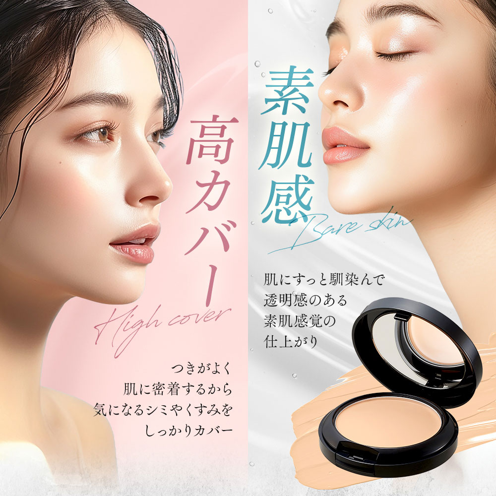 プロシアファンデーションUV 本体 パフ ケース付き