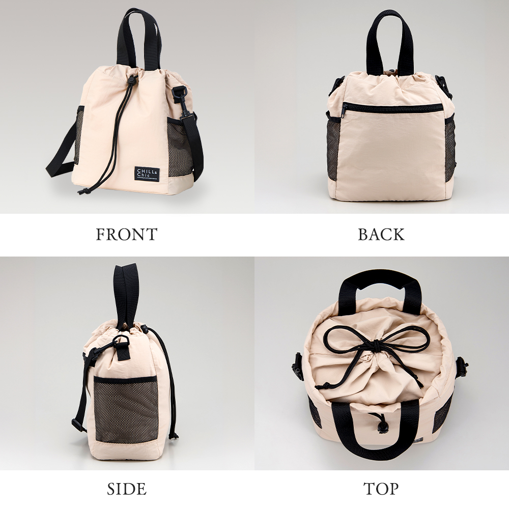 保冷バッグ ショルダーバッグ 2way 巾着バッグ 巾着袋 ポーチ 保冷温 バック お弁当 ランチバッグ 保冷袋 おしゃれ ショルダー 斜めがけ ナイロン レディース マイバッグ マチ広 肩掛 け カバン エコバッグ レジャーバッグ キャンプ