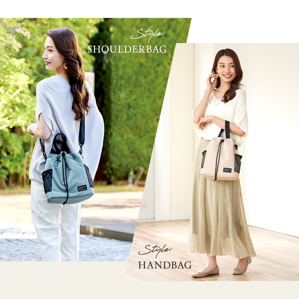 保冷バッグ ショルダーバッグ 2way 巾着バッグ 巾着袋 ポーチ 保冷温 バック お弁当 ランチバッグ 保冷袋 おしゃれ ショルダー 斜めがけ ナイロン レディース マイバッグ マチ広 肩掛 け カバン エコバッグ レジャーバッグ キャンプ