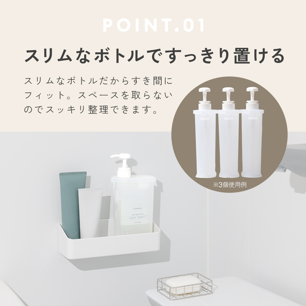 アイメディア ＼詰め替えラクラク／袋ごと シャンプーボトル 詰め替え