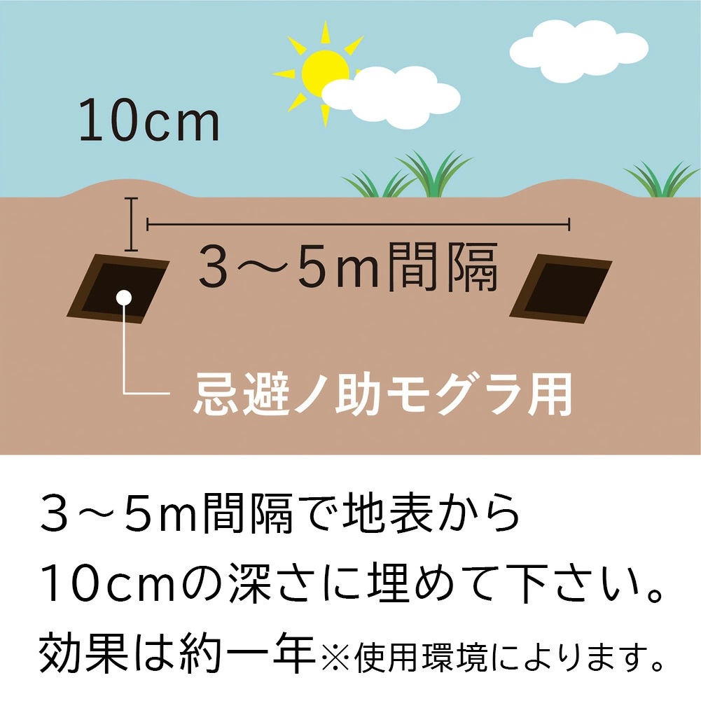 モグラ忌避ノ助