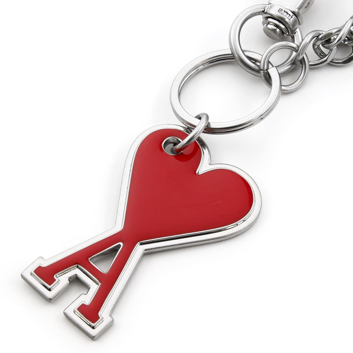 アミパリス AMI PARIS メンズ レディース キーリング チェーン付き