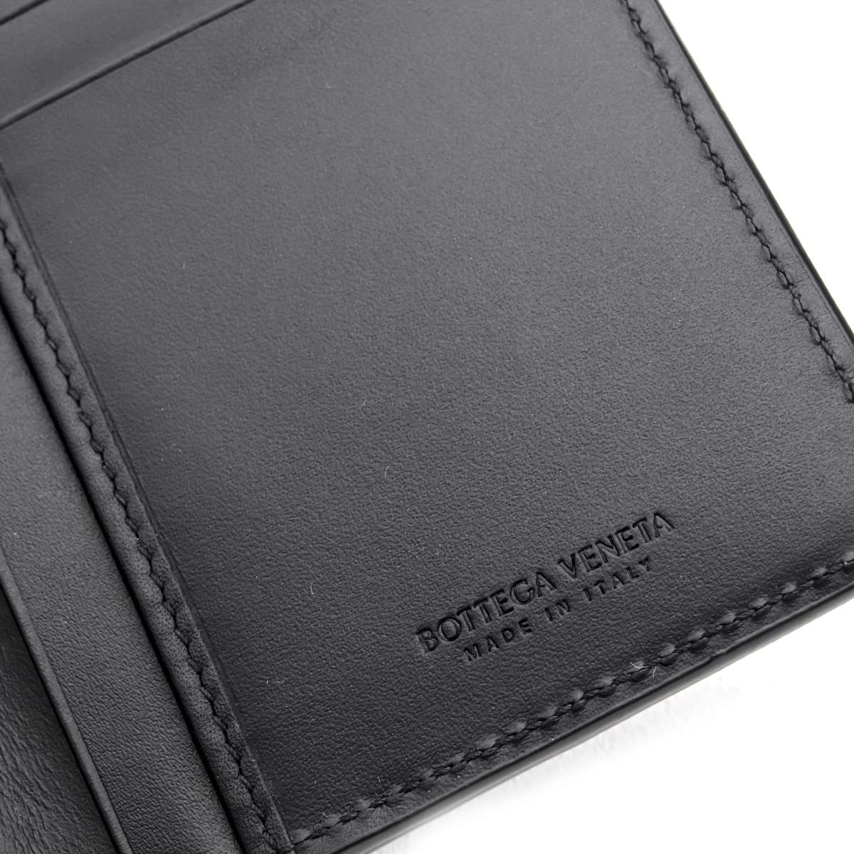 ボッテガヴェネタ 長財布 ボッテガ 財布 二つ折り BOTTEGA VENETA 長財布 メンズ 本革 ブラック 120697 V47W1 1000  bottega veneta 二つ折り財布メンズ