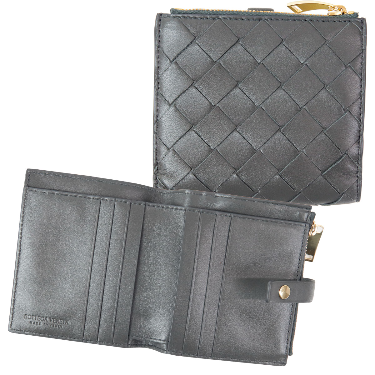 ボッテガヴェネタ♦BOTTEGA VENETA長財布 二つ BOTTEGA VENETA ボッテガヴェネタ 財布 二つ折り財布 正規品