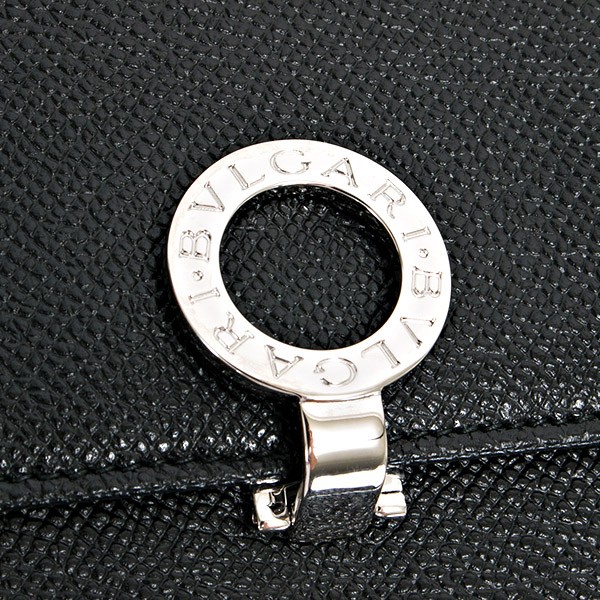 ブルガリ 財布 メンズ 長財布 正規品 30414 BVLGARI ブラック 黒 ファスナー レディース 小銭入れ付き 名入れ ギフト プレゼントの画像