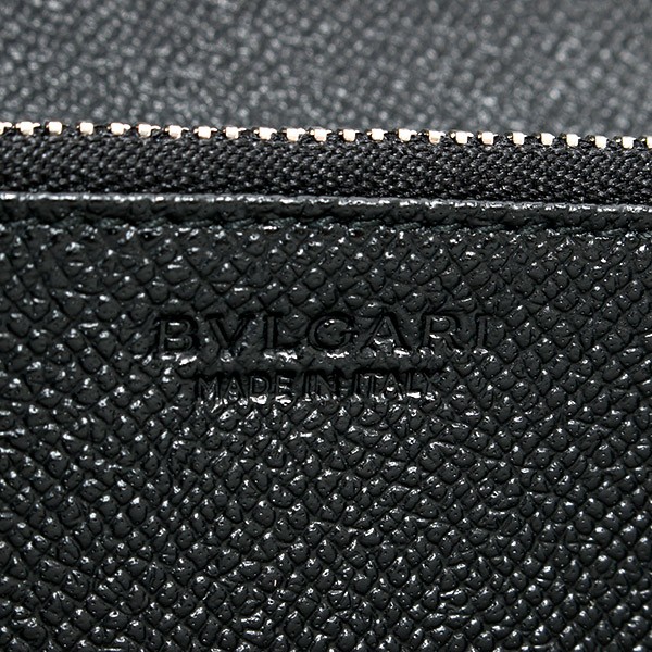 BVLGARI ブルガリ 長財布 ブラック 30414 男女兼用 美品 BVLGARI ブルガリ 長財布 財布 メンズ レディース ブルガリ