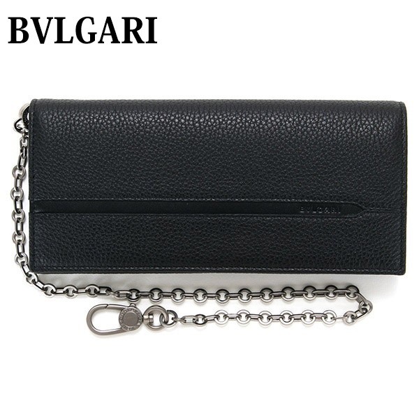 BVLGARI - BVLGARI(ブルガリ) 2つ折り財布 ブルガリブルガリ 黒