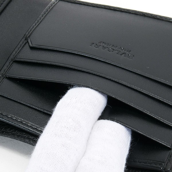 オクト ブルガリ 財布 メンズ 二つ折り ブランド 本革 レザー