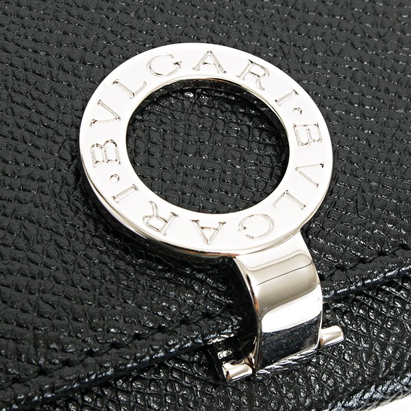LULY様専用 【新品】 BVLGARI 黒 カードケース シルバー ロゴ入