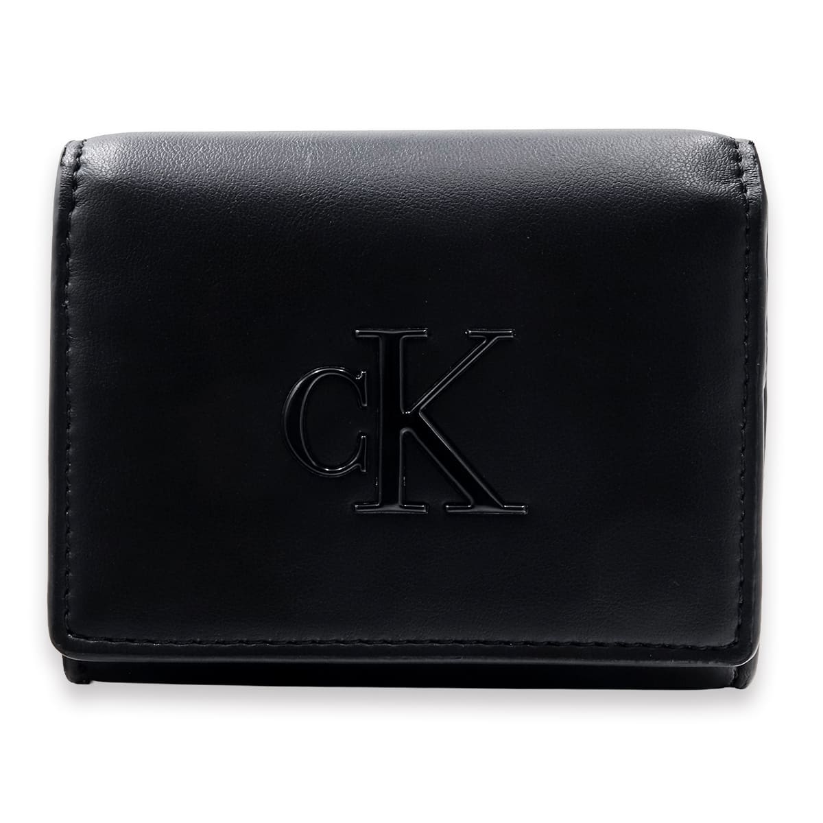 カルバンクライン   コンパクト財布 ミニウォレット レディース メンズ LV04F1047G UB1 BOX付 カルバンクライン Calvin Klein CK 二つ折り財布 BOLD MEDIUM BIFOLD