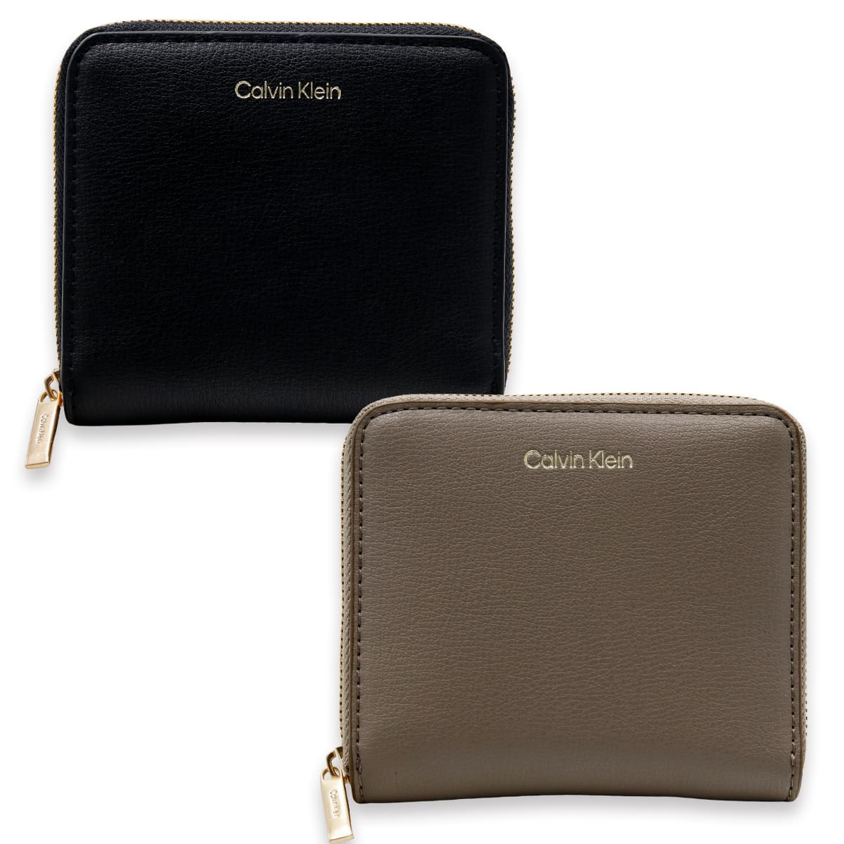 カルバンクライン Calvin Klein CK 二つ折り財布 FOIL LOGO MEDIUM ZIP