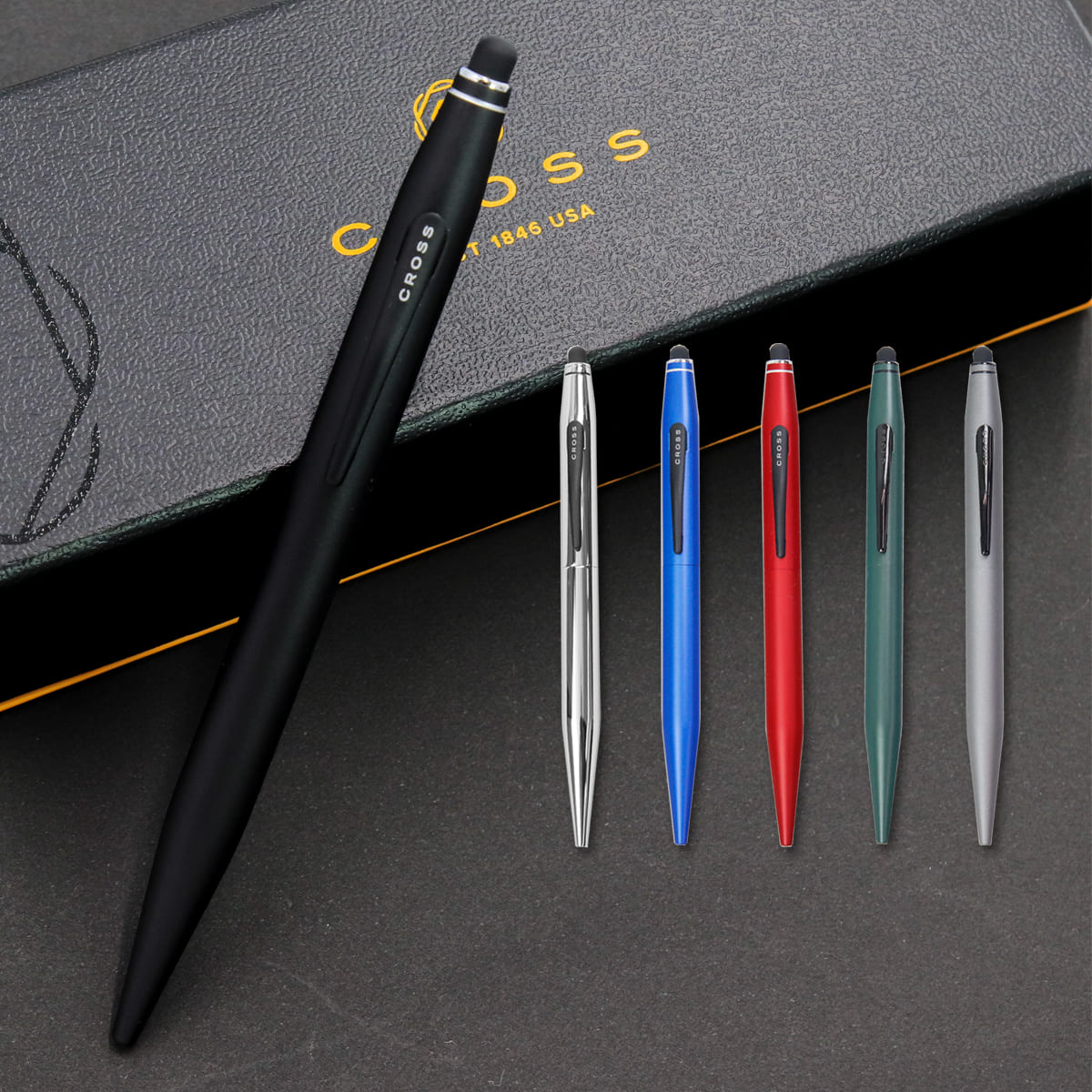 CROSS（クロス） 名入れ ボールペン 筆記用具 スタイラス Tech2