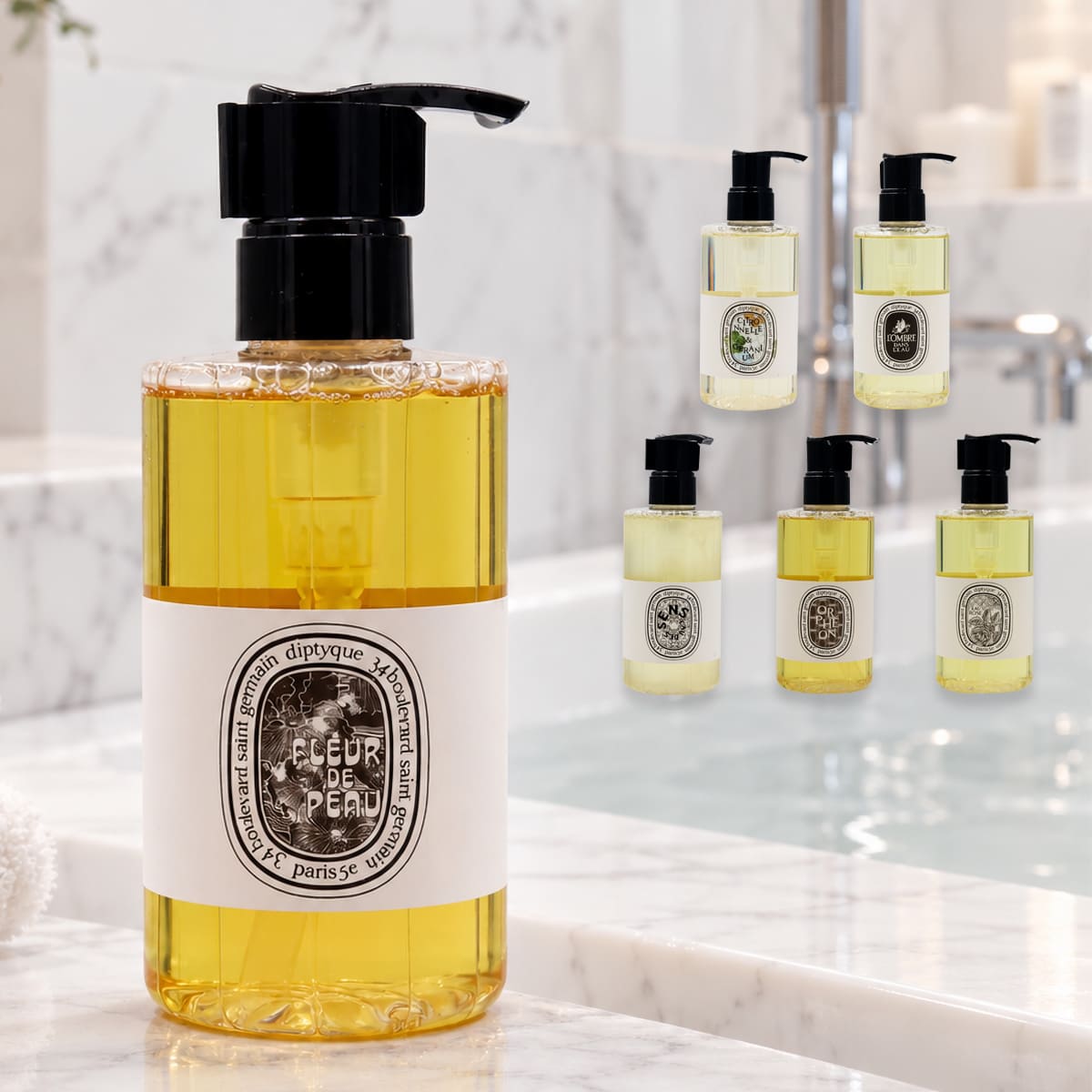 diptyqueディプティック フルールドゥポー ハンド&ボディウォッシュジェル 選べる6種類 ディプティック フレグランス ウォッシュジェル 200ml