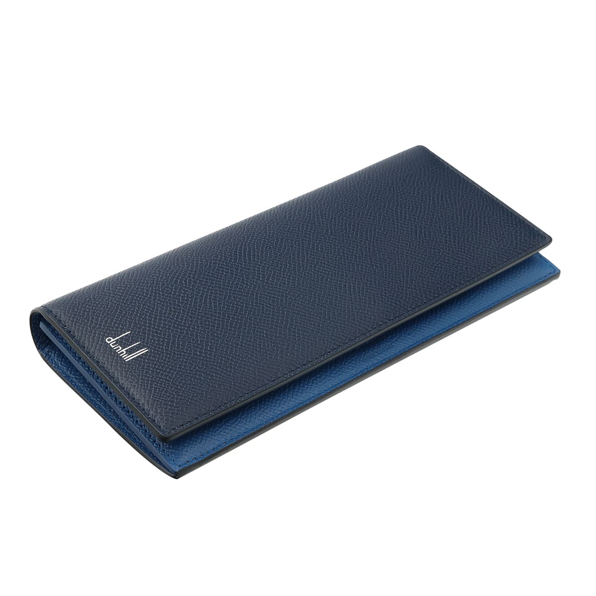 入荷now 安全 ダンヒル dunhill 財布 DU18F2100CA ネイビー 長財布 正規品 小物