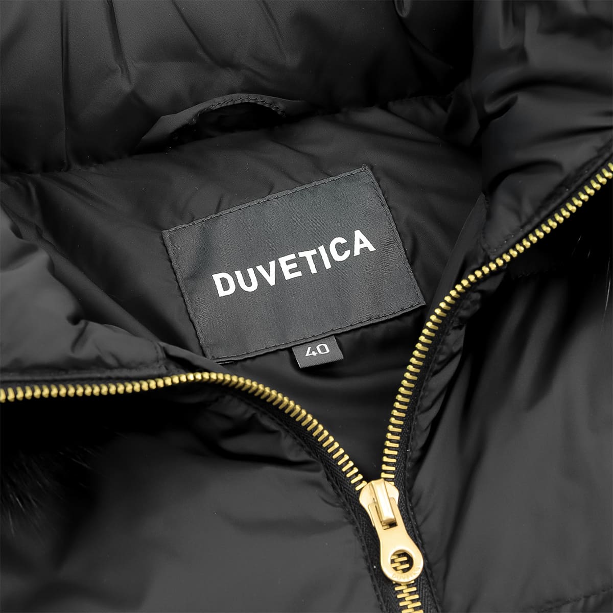 美品　DUVETICA ネイビー ダウンジャケット 42 LEXYDUE DUVETICA（デュベティカ）の「別注＜DUVETICA（デュベティカ