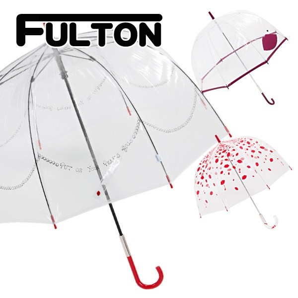 フルトン FULTON 傘 雨傘 バードケージ 正規品 birdcage ビニール傘 長 