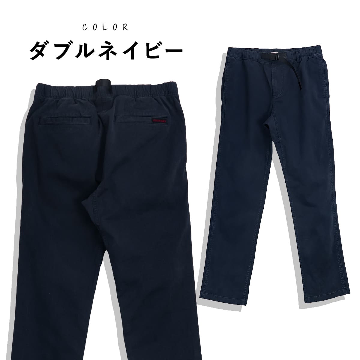 nonnative×Gramici ネイビー テーパードパンツ グラミチ パンツ メンズ 夏 GRAMICCI ボトム NNパンツクロップド