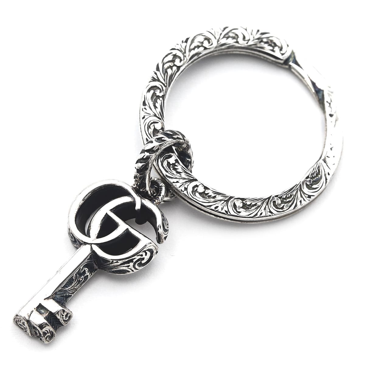 グッチ キーリング GUCCI ダブルG キーモチーフ キーホルダー