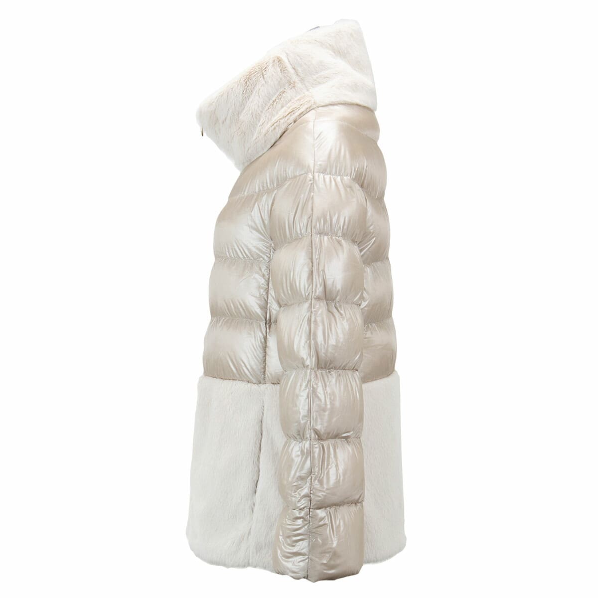 ヘルノ ダウン レディース ショート ECO FUR DOWNJACKET エコ ファー