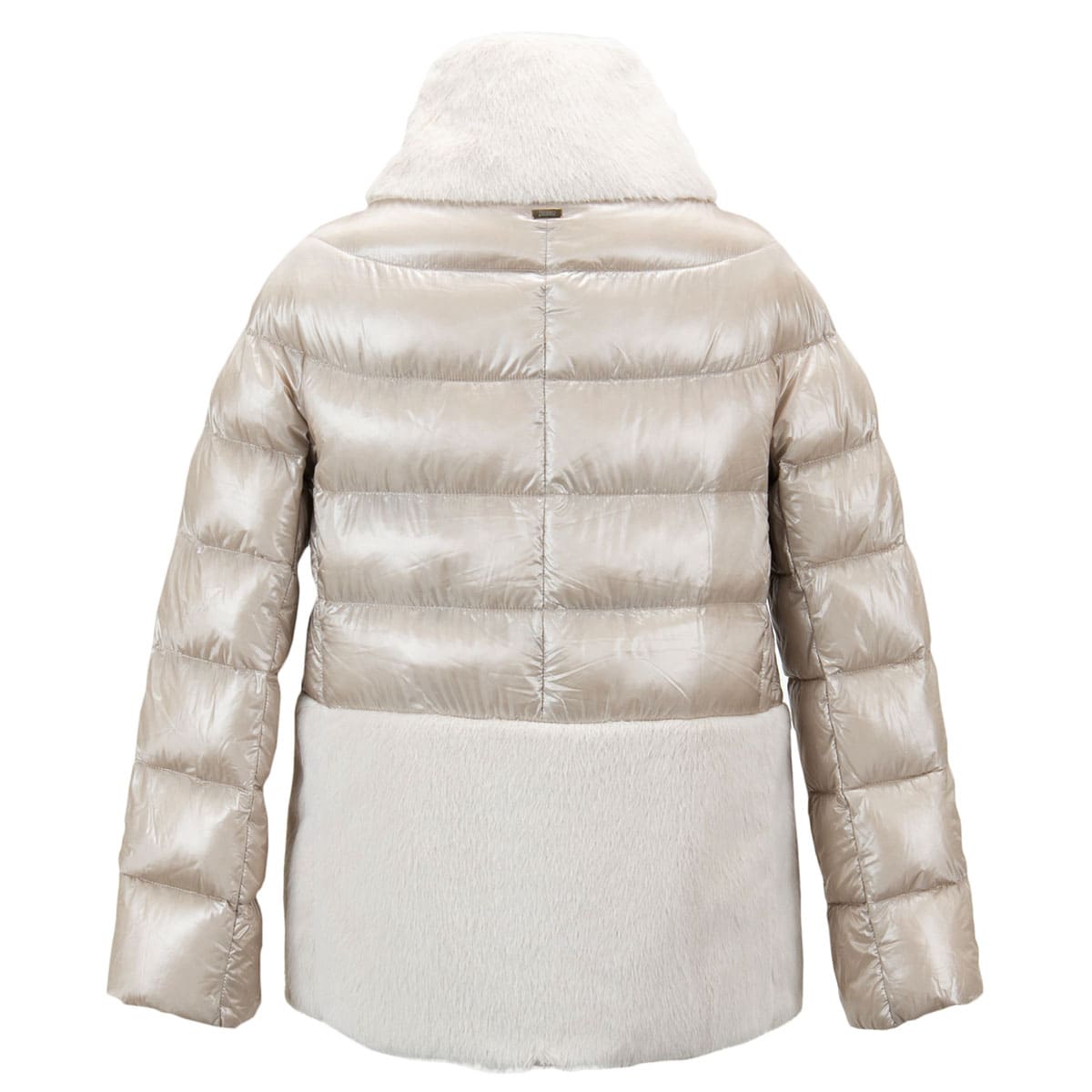 ヘルノ ダウン レディース ショート ECO FUR DOWNJACKET エコ ファー