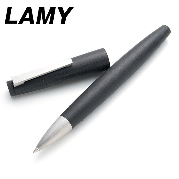 LAMY 黒いシンプルボールペン LAMY（ラミー） ボールペン 名入れ ペン ローラーボールペン 黒 メンズ
