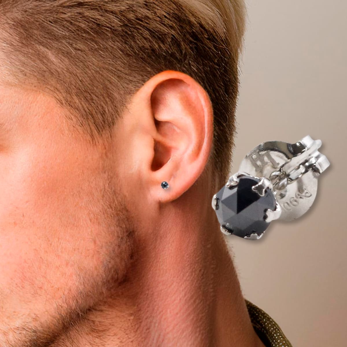 ライオンハート ピアス メンズピアス シングルスタッドピアス 片耳