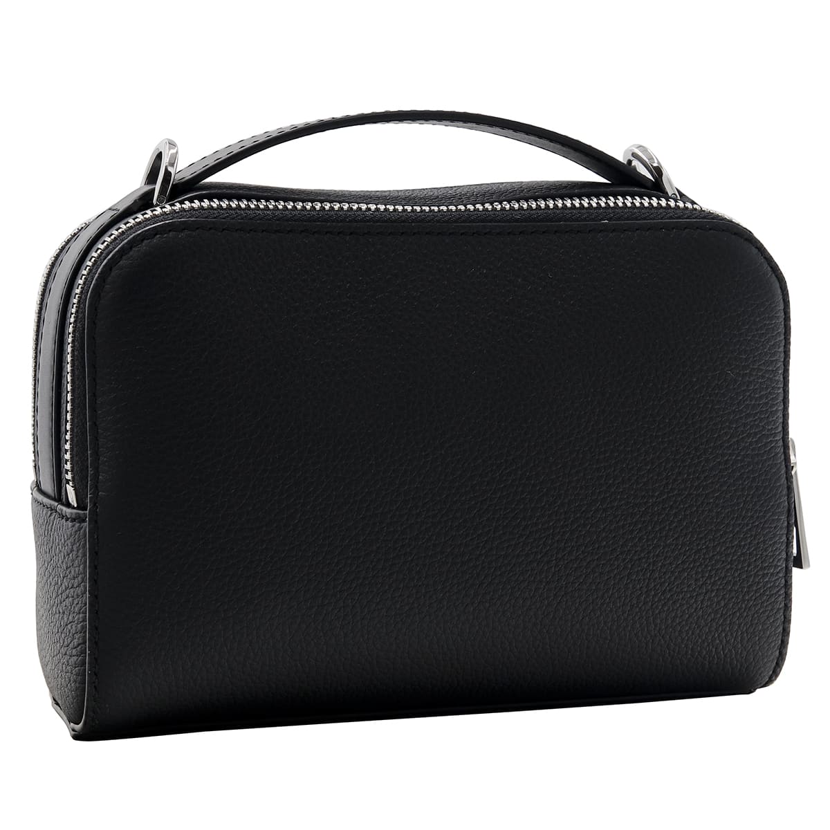 Mini crossbody camera bag in soft grained calfskin Black - LOEWE