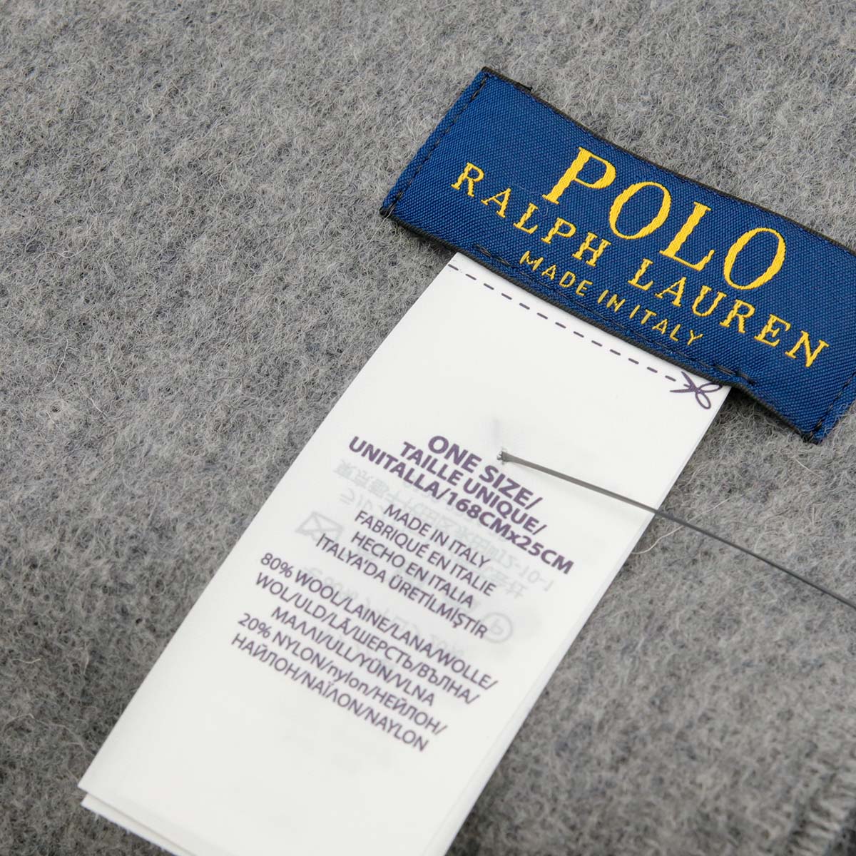 POLO RALPH LAUREN メンズマフラー（色：グレー系