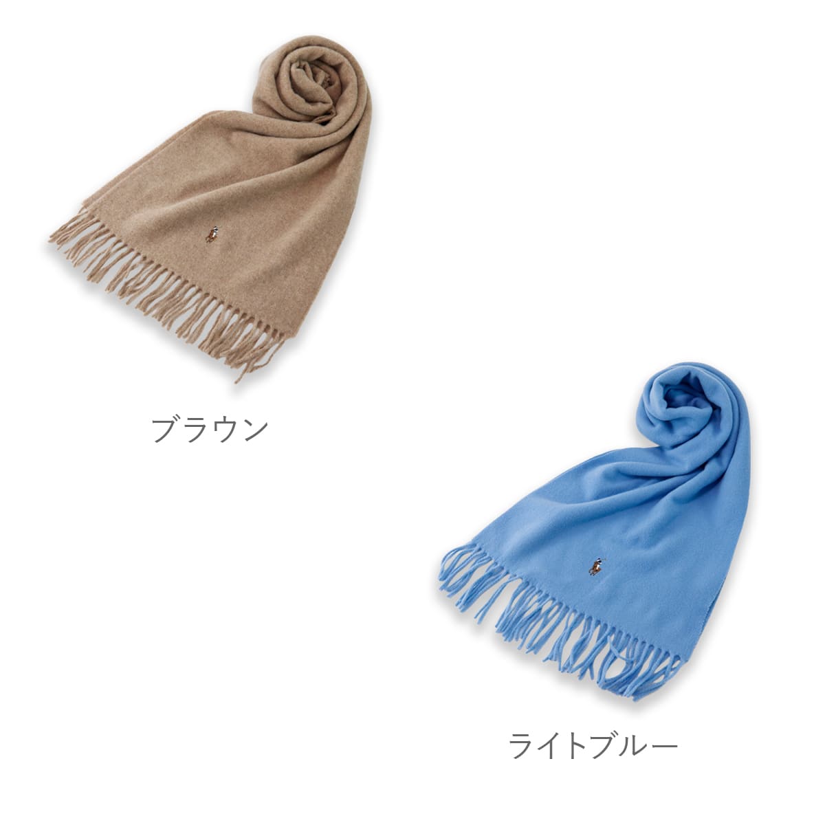 ラルフローレン マフラー レディース POLO RALPH LAUREN ポニー刺繍