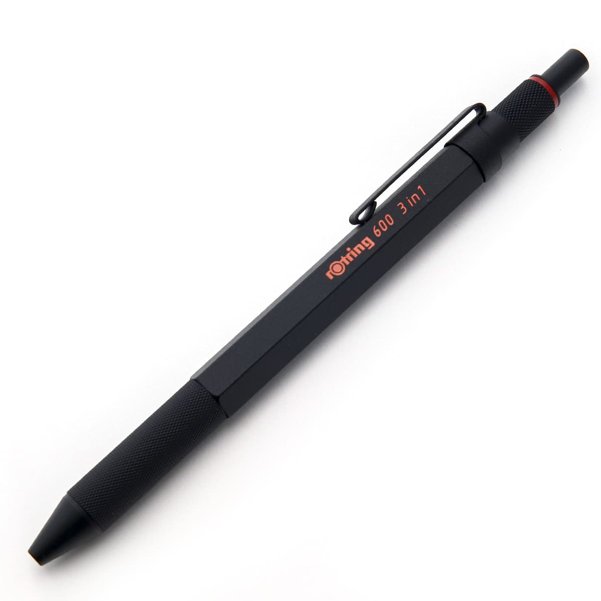 名入れ可 ロットリング ROTRING マルチペン 600 3in1 ボールペン 黒 赤