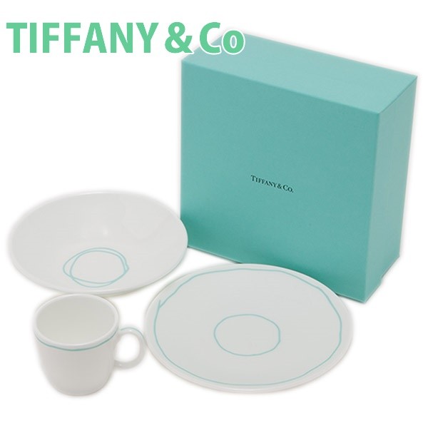 バカラ（Baccarat） ティファニー 食器 結婚祝い プレゼント 皿 ブルー