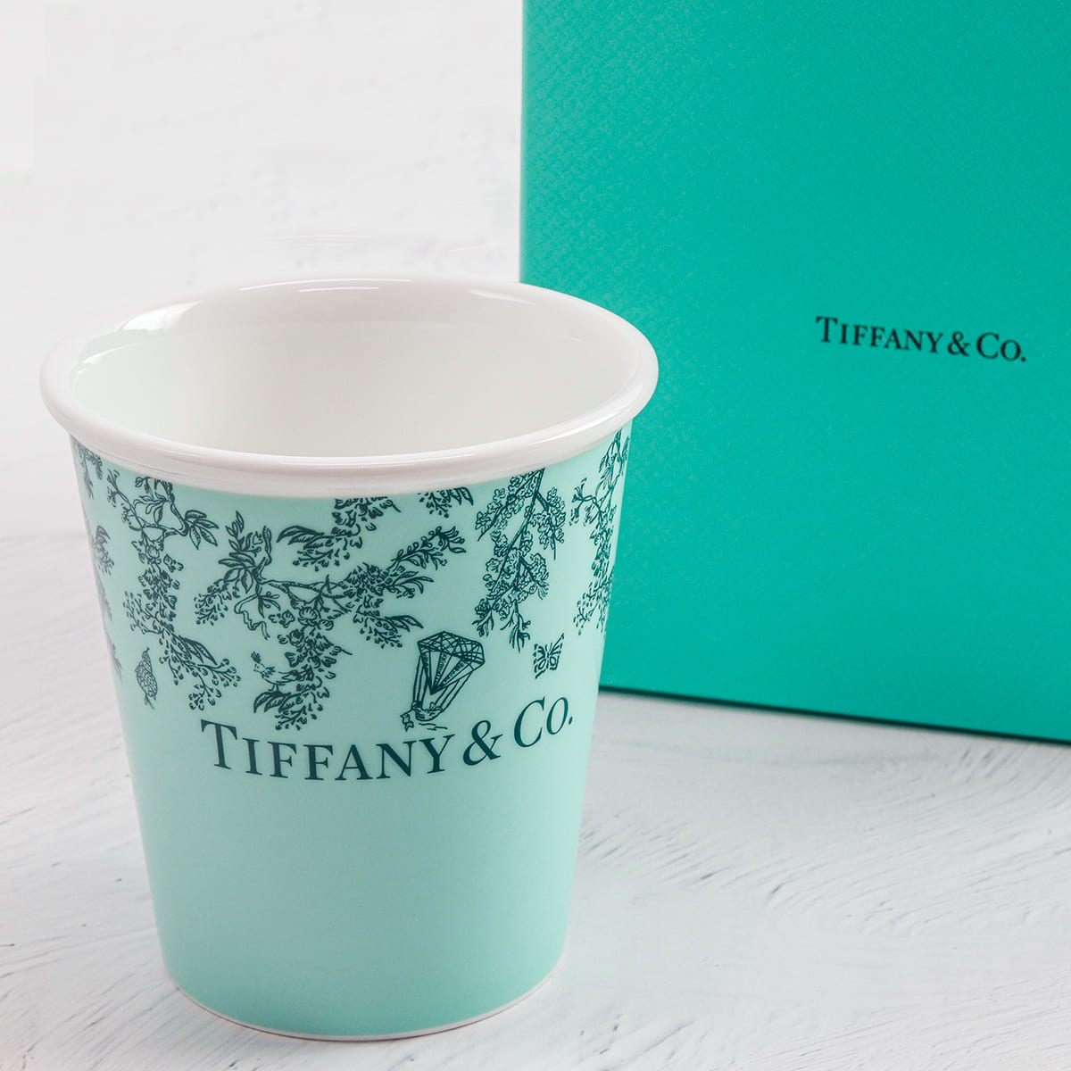 ティファニー カップ 食器 コーヒーカップ Tiffany.co ワンダー コーヒーカップ ティファニーブルー ボーンチャイナ 74626572