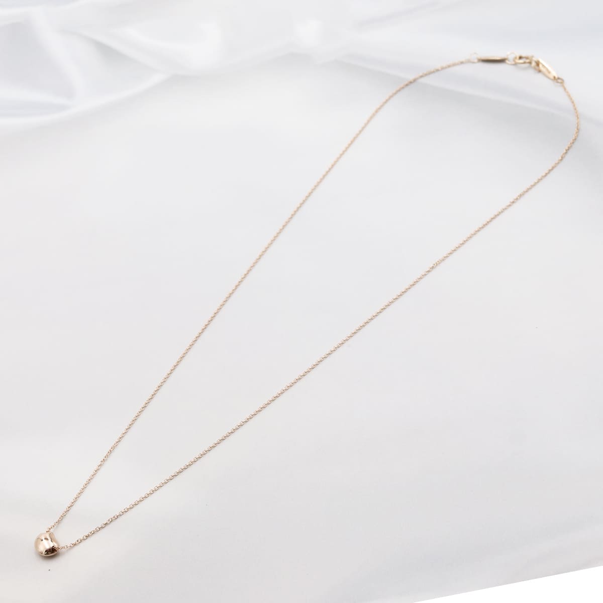 ティファニー ネックレス ゴールド ペンダント エルサ・ペレッティ ビーン 7mm 18Kローズゴールド 60957339 tiffany&co 新品 シンプルの画像