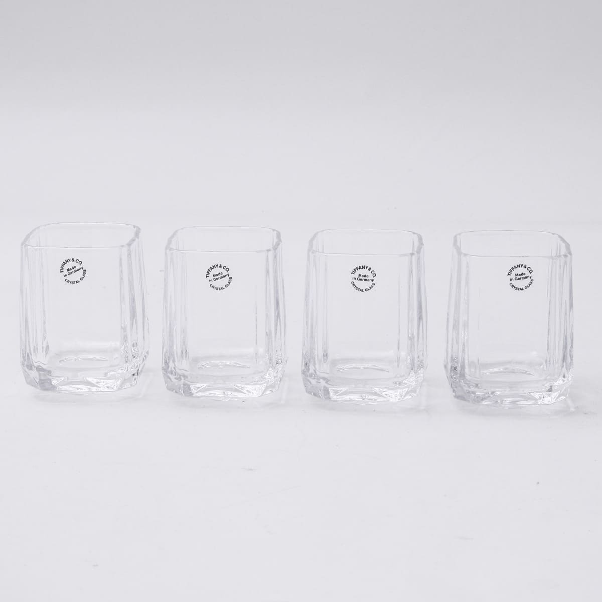 ティファニー グラス 引き出物 Tiffany.co ファセット ショットグラス  