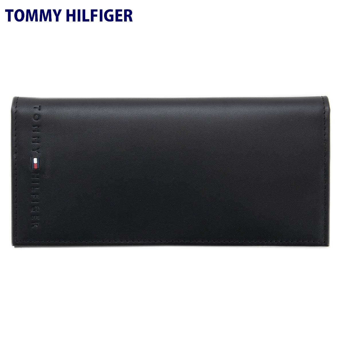 トミーヒルフィガー 財布 メンズ TOMMY HILFIGER 財布 メンズ 正規品 長財布 二つ折り ブラック 31TL19X006 1 誕生日プレゼント 男性 春財布 長財布 メンズ 就職祝い 通販