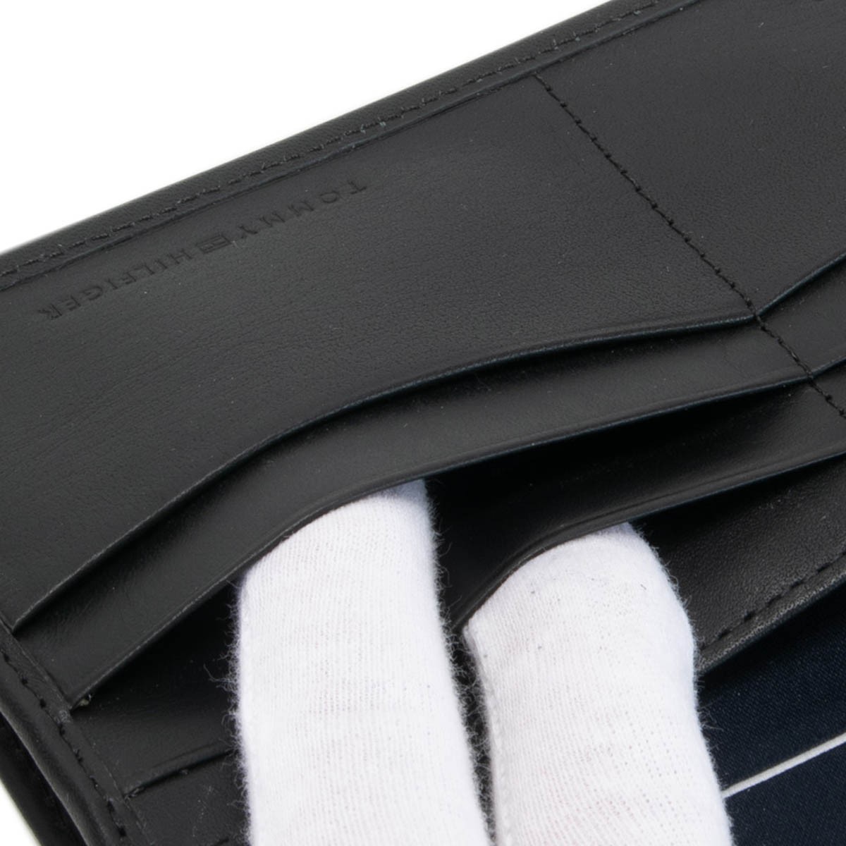 トミーヒルフィガー 財布 メンズ TOMMY HILFIGER 財布 メンズ 正規品 長財布 二つ折り ブラック 31TL19X006 1 誕生日プレゼント 男性 春財布 長財布 メンズ 就職祝い 通販