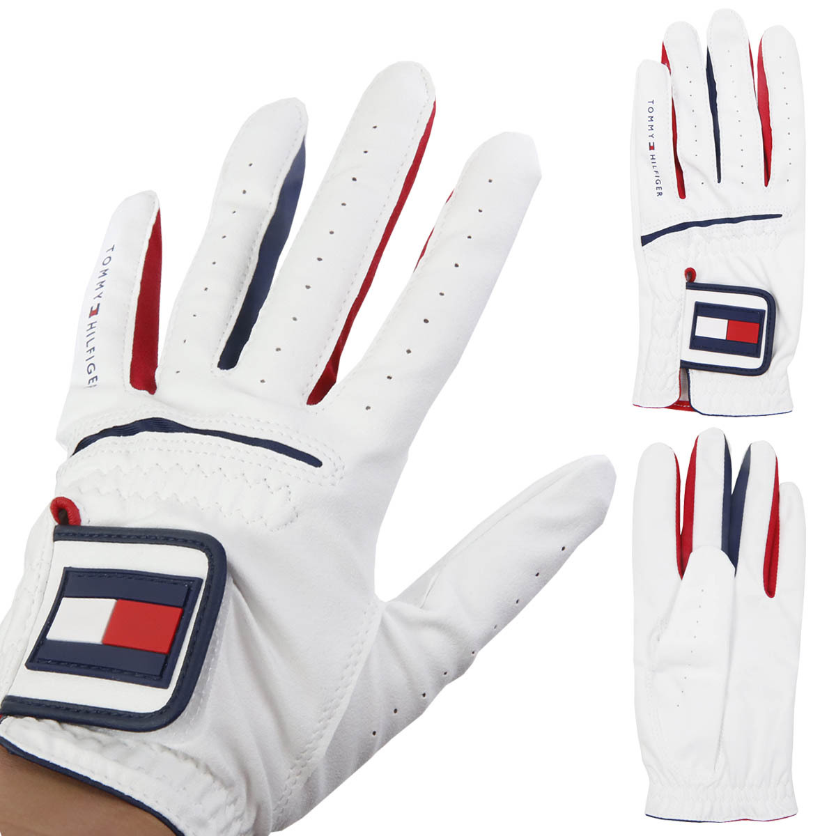 トミーヒルフィガーゴルフ　ミトン手袋　 TOMMY HILFIGER GOLF トミーヒルフィガー ゴルフ 手袋 左手用 名