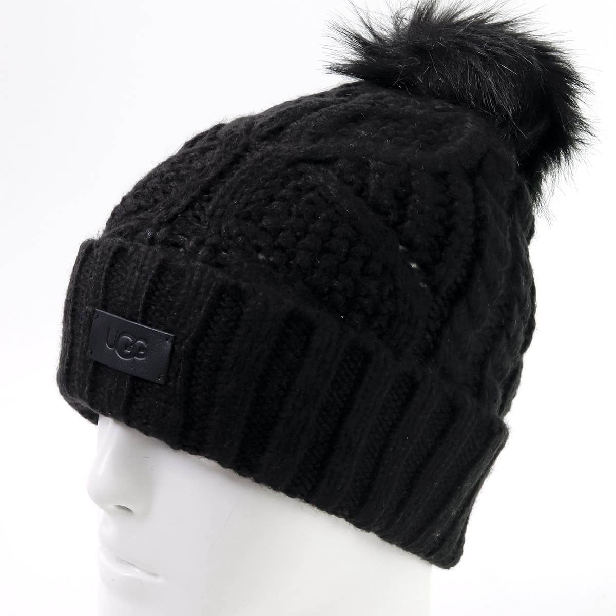 UGG 帽子 アグ ニット帽 メンズ レディース ケーブル ビーニー ウィズ